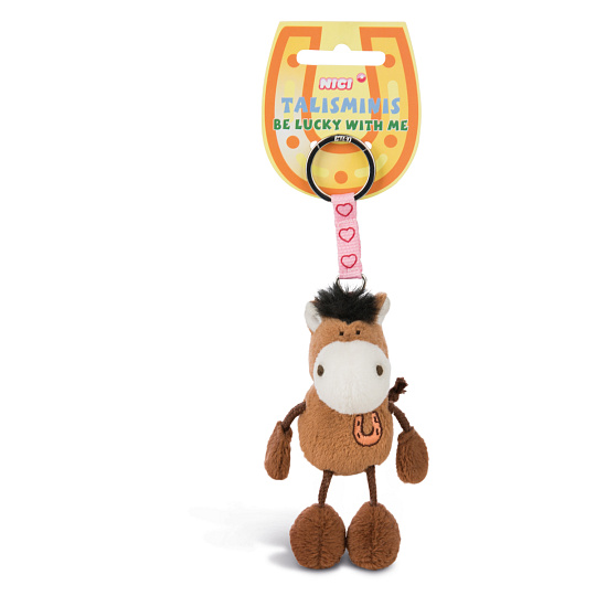 NICI klíčenka Koník hnědý bb 7cm Talisminis