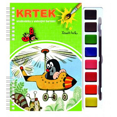Rappa Omalovánka s barvami a štětcem Krtek
