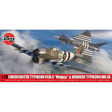 Airfix Classic Kit letadla A40001 - Eurofighter Typhoon FGR.4 (FMOG) + Hawker Typhoon Mk.Ib (Twin Pack) (1:72)