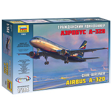 Zvezda Model Kit letadlo 7003 - Airbus A-320 (1:144)