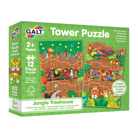 Puzzle věž - Džungle Puzzle věž - Džungle