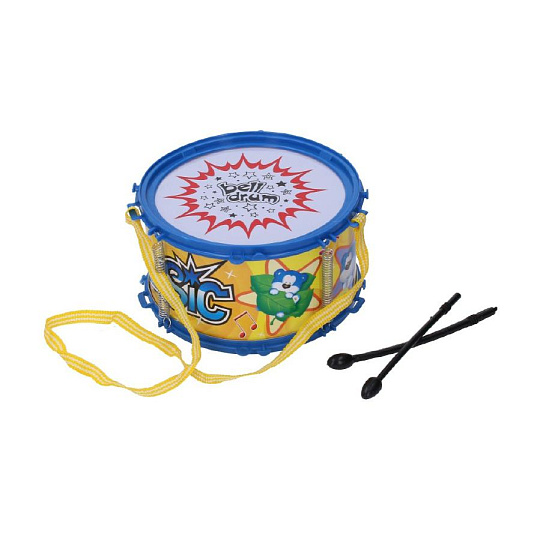 wiky Bubínek plast 16x9cm s popruhem a paličkami v sáčku wiky Bubínek plast 16x9cm s popruhem a paličkami v sáčku