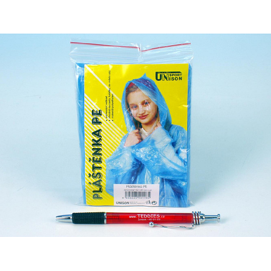 UNISON Pláštěnka polyethylen universální velikost v sáčku 9x13cm UNISON Pláštěnka polyethylen universální velikost v sáčku 9x13cm
