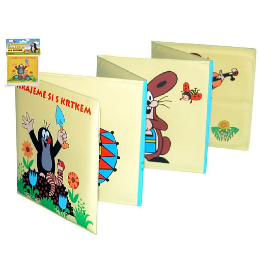 Wiky Rozkládací knížka Krtek plast 12x12cm v sáčku Wiky Rozkládací knížka Krtek plast 12x12cm v sáčku