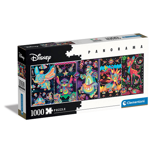 Clementoni Puzzle 1000 dílků panorama - Disney Joys Clementoni Puzzle 1000 dílků panorama - Disney Joys