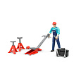 Bruder Volný čas - figurka se součástkami pro garážové stání