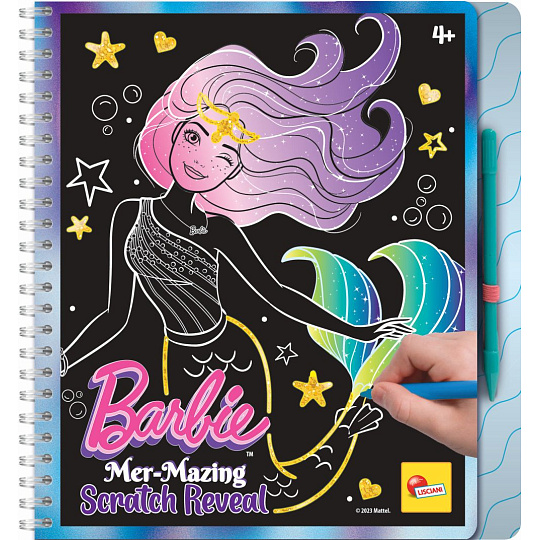 Liscianigioch BARBIE SKETCH BOOK MER-MAZING SCRATCH REVEAL