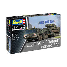 Revell Plastic Modelkit military 03311 - SLT 50-3 "Elefant" + Leopard 2A4 (1:72) Revell Plastic Modelkit military 03311 - SLT 50-3 "Elefant" + Leopard 2A4 (1:72)
