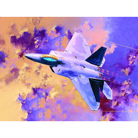 Academy Model Kit letadlo 12423 - F-22A AIR DOMINANCE FIGHTER (1:72)
