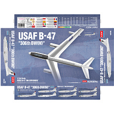 Academy Model Kit letadlo 12618 - USAF B-47 (1:144)