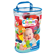 Clementoni Clemmy baby - 40 kostek v platovém pytli