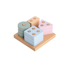 Rappa CUBIKA Pastel 15870 Třídíme tvary IV