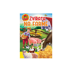 Pracovní sešit 101 aktivit s nálepkami Zvířata na farmě CZ verze 21x30cm