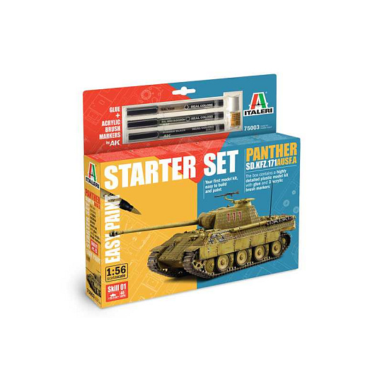 Italeri Model Set tank 75003 - Panther Sd.Kfz.171 Ausf. A (1:56)