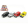 Teddies Auto Kinsmart Hummer H2 SUV kov 12cm na zpětné natažení asst 4 barvy