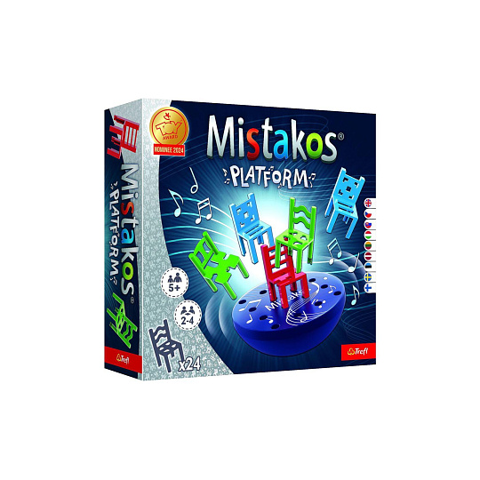 Mistakos platforma na baterie se zvukem společenská hra v krabici 26x26x8cm
