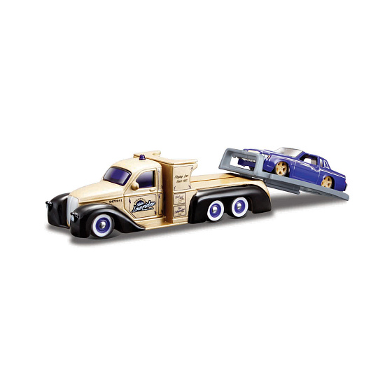 Maisto - Design Elite Transport, Ramp Truck + 1980 Datsun 280ZX (S130), 1:64
