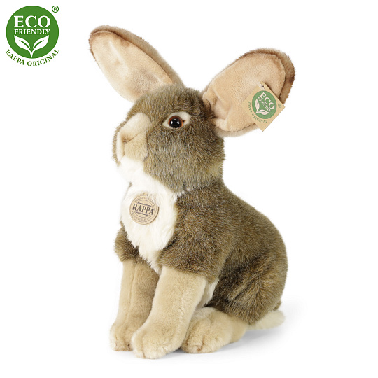 Rappa Plyšový zajíc 30 cm ECO-FRIENDLY