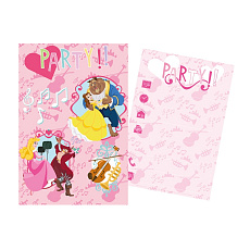 Rappa Sada párty 5 pozvánek + 5 obálek Disney Princezny