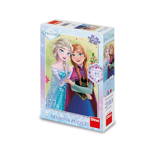 Dino FROZEN: JARNÍ PORTRÉT 200 diamond Puzzle
