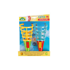 Lena Catch ball 2 hry se 2 míčky plast 19cm na kartě