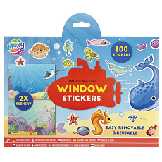 Rappa Kreativní set okenní samolepky 100+ ks a 2 scenérie 29x21 cm