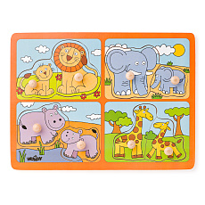 Woody Puzzle pro nejmenší s úchyty - pro nejmenší s úchyty Woody Puzzle pro nejmenší s úchyty - pro nejmenší s úchyty