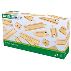 Brio 33772 Mix kolejí, 50 ks v krabici Brio 33772 Mix kolejí, 50 ks v krabici