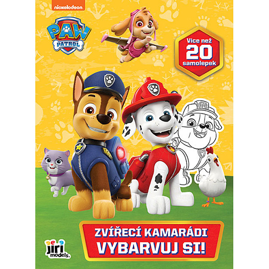 Jiri Models Vybarvuj si! Tlapková Patrola Zvířecí kamarádi
