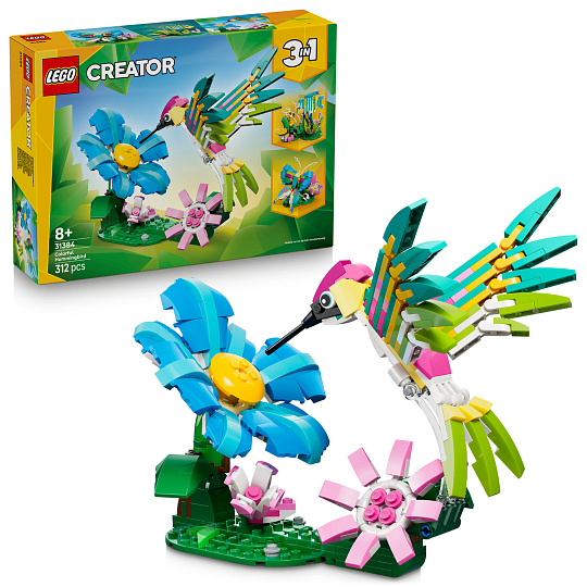 LEGO Creator 31384 Divoká zvířata: Barevný kolibřík