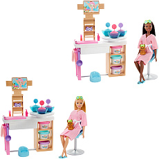 Mattel Barbie SALÓN KRÁSY HERNÍ SET S BĚLOŠKOU Mattel Barbie SALÓN KRÁSY HERNÍ SET S BĚLOŠKOU