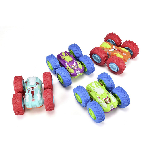 Dickie Auto Monster Flippy, 4 druhy Dickie Auto Monster Flippy, 4 druhy