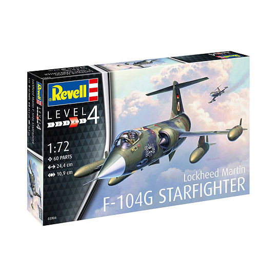 Revell Plastic ModelKit letadlo 03904 - F-104G Starfighter (1:72) Revell Plastic ModelKit letadlo 03904 - F-104G Starfighter (1:72)