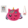 Teddies Peněženka/Kabelka dětská se šňůrkou silikon 13x15cm 3 druhy