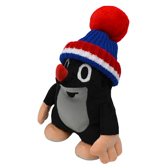 Moravská Ústředna Krtek 24cm kulich modrý-trikolóra