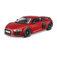 Maisto - Audi R8 V10 Plus, metal červené, assembly line, 1:24