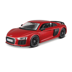 Maisto - Audi R8 V10 Plus, metal červené, assembly line, 1:24 Maisto - Audi R8 V10 Plus, metal červené, assembly line, 1:24