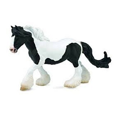 Collecta Mac Toys COLLECTA Gypsy Mare - Black & White Piebald