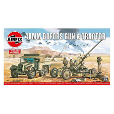 Airfix Classic Kit VINTAGE military A02314V - Bofors 40mm Gun & Tractor (1:76)