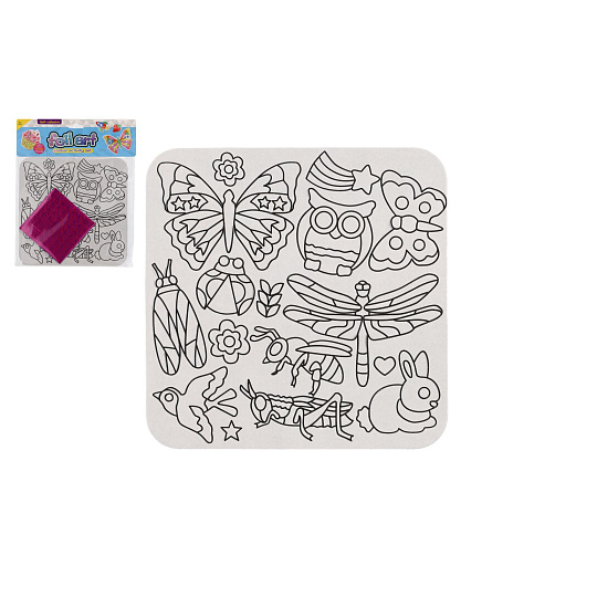 Kreativní sada kouzlení s fóliovými obrázky třpytivé zvířata v sáčku 22x27cm Kreativní sada kouzlení s fóliovými obrázky třpytivé zvířata v sáčku 22x27cm