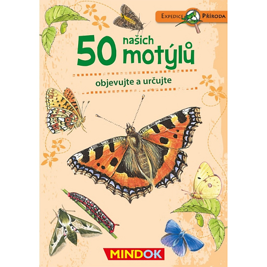 Mindok vzdělávací hra Expedice příroda: 50 našich motýlů