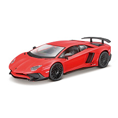 Bburago - Auta HOBBY, Lamborghini Aventador SV Coupé, červená, 1:24