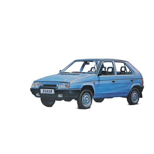 Směr modely plastové auto Škoda Favorit 1:28 Směr modely plastové auto Škoda Favorit 1:28