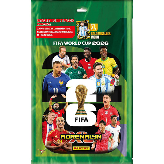 Panini FIFA WORLD CUP 2026 - ADRENALYN - starter set