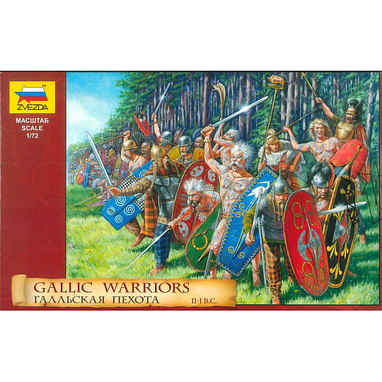 Zvezda Model Kit figurky 8012 - Gallic Warriors (1:72) Zvezda Model Kit figurky 8012 - Gallic Warriors (1:72)