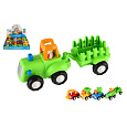 Teddies Auto stavební a zemědělské plast 10-16cm na setrvačník mix druhů