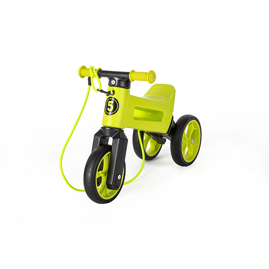 Funny Wheels Teddies Odrážedlo FUNNY WHEELS Rider SuperSport zelené 2v1+popruh, výš. sedla 28/30cm nos. 25kg 18m+ v sáčku