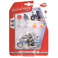 Dickie SOS Dickie Policejní motocykl 10 cm s příslušenstvím