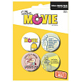 Placka set - The Simpsons Movie - 4x38mm