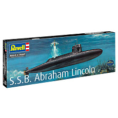 Revell Plastic ModelKit ponorka 05185 - S.S.B. Abraham Lincoln with Interior (1:253)